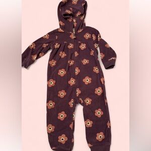 Carter's Purple Floral Kids Footie